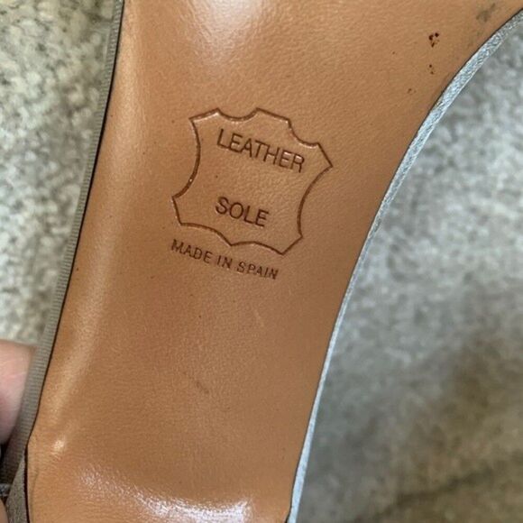 Stuart Weizmann Silver Crystal Strappy High Heeled Sandals Size 9.5AA - Picture 7 of 9